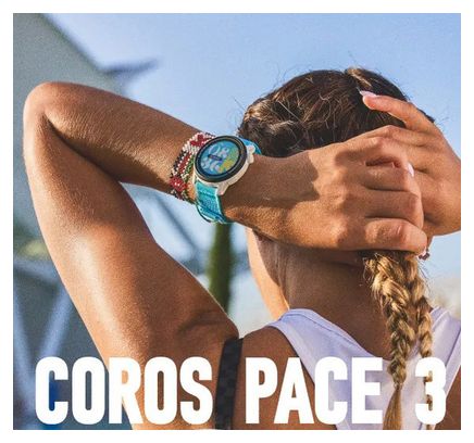 Coros Pace 3 Nylon Wristband Valencia Limited Edition Blue