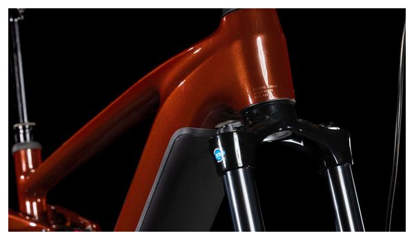 Cube Stereo Hybrid One44 Pro 800 Electric Full Suspension MTB Shimano Cues 11S 800 Wh 29'' Bourbon Red Orange 2025