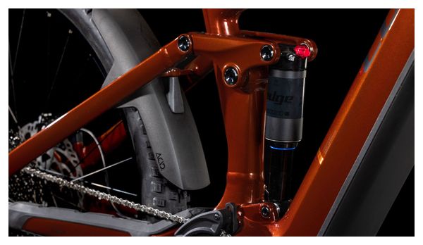Cube Stereo Hybrid One44 Pro 800 Electric Full Suspension MTB Shimano Cues 11S 800 Wh 29'' Bourbon Red Orange 2025