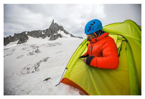 Chaqueta de plumón Simond Makalu Unisex Rojo