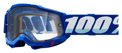 100% ACCURI 2 Enduro MTB Goggle | Blue | Clear Lenses