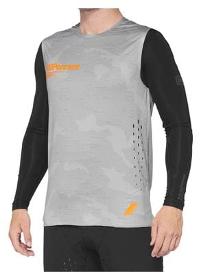 Sleeveless 100% R-Core Concept Jersey Gray / Black