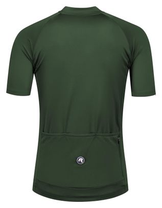 Maillot Manches Courtes Vélo Rogelli Essential II Vert Homme
