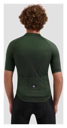 Maillot Manches Courtes Vélo Rogelli Essential II Vert Homme