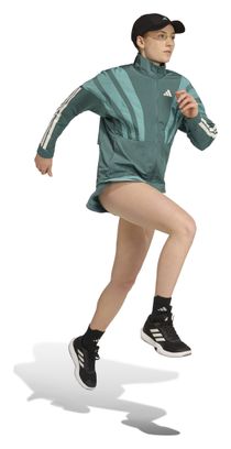 Adidas Performance Adizero Archive Gel 3in Green Women's Split Shorts