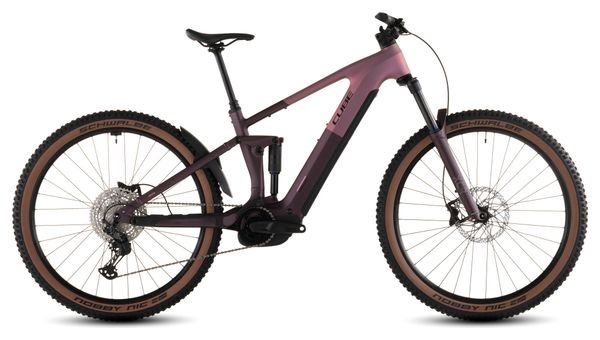 Cube Stereo Hybrid One44 Pro 800 Electric Full Suspension MTB Shimano  Deore/Deore XT 12S 800 Wh 29'' Shift Blush Pink Raisin 2026