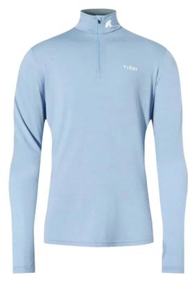 Finn Zip 210 – Sous-vêtement mérinos zippé chaud bleu
