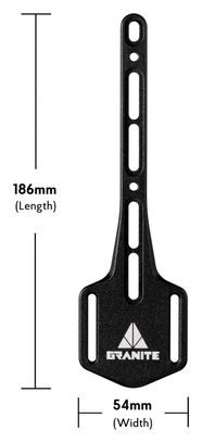 Strap on Screw Bottle Cage Granite Design Portaledge XE Extension Black