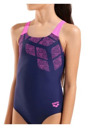 Maillot de Bain Arena Kikko Bleu/Rose Fille