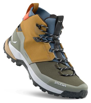 Scarpe da trekking Salewa Puez 2 Mid Powertex Grigio/Marrone Uomo