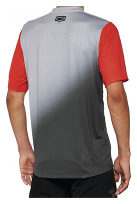 Maillot 100% Celium Gris / Racer Rouge 