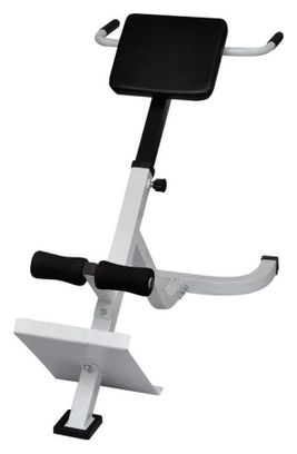 Banc de musculation du dos acier sport fitness musculation blanc et noir 02_0000032