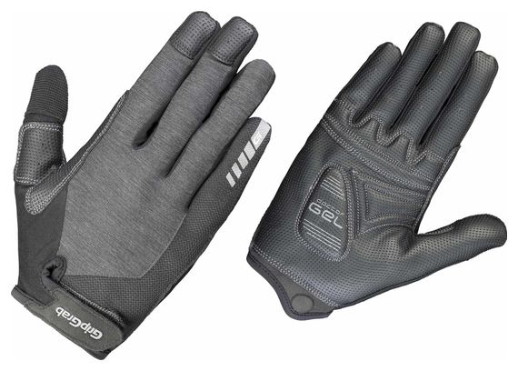 GripGrab ProGel Women Long Gloves Black Grey