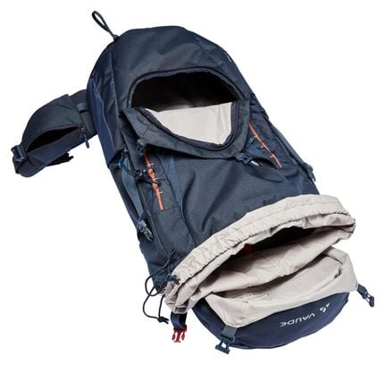 Zaino da trekking unisex Vaude Asymmetric 42+8 L blu
