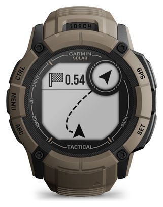 Montre GPS Garmin Instinct 2X Solar - Tactical Edition Beige Coyotte