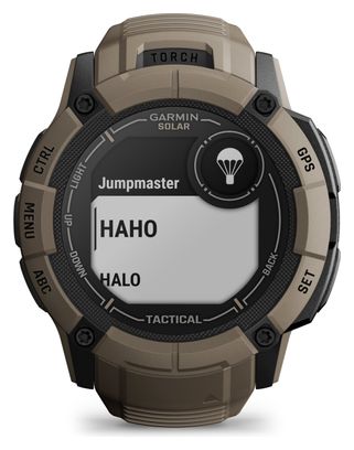 Montre GPS Garmin Instinct 2X Solar - Tactical Edition Beige Coyotte