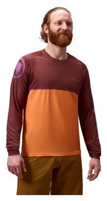 Warten Bild – Langarmtrikot Endura Core Printed Orange Herren