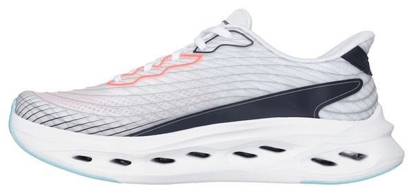 Zapatillas de running Skechers Max Cushioning Glide-Step blancas para hombre