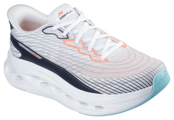 Zapatillas de running Skechers Max Cushioning Glide-Step blancas para hombre