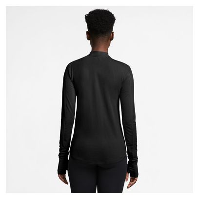 Camiseta de manga larga de lana <strong>Nike Dri-Fit Swift</strong> para mujer Negra