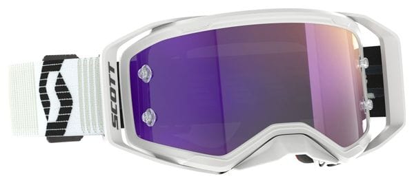 Masque Scott Prospect 2.0 Blanc/Ecran Chrome Violet