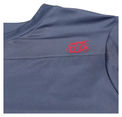 Maillot Manches Courtes Troy Lee Designs Skyline Bleu