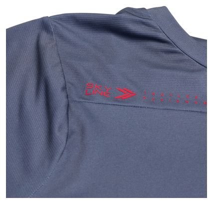 Maillot Manches Courtes Troy Lee Designs Skyline Bleu