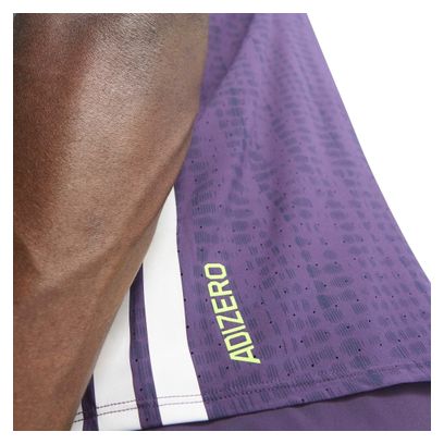 Débardeur adidas Adizero Violet Homme