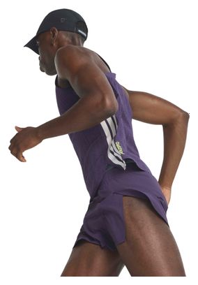 Débardeur adidas Adizero Violet Homme