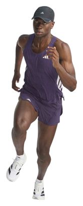 Débardeur adidas Adizero Violet Homme