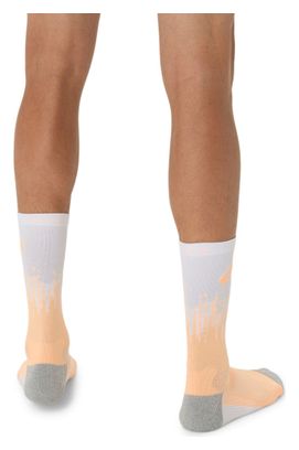 Asics Performance Run Crew Oranje/Wit Unisex Sokken