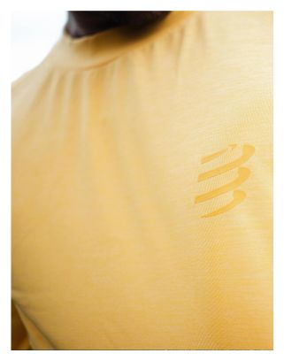 Compressport Performance Gele Heren Trui Met Lange Mouw