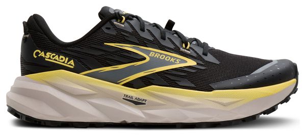 Chaussures Trail Brooks Cascadia 19 Noir/Jaune Homme