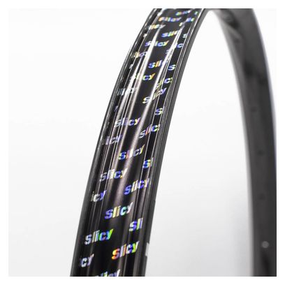 Cinta para llantas sin cámara Slicy Sticky Loop V2, negra, 50 m