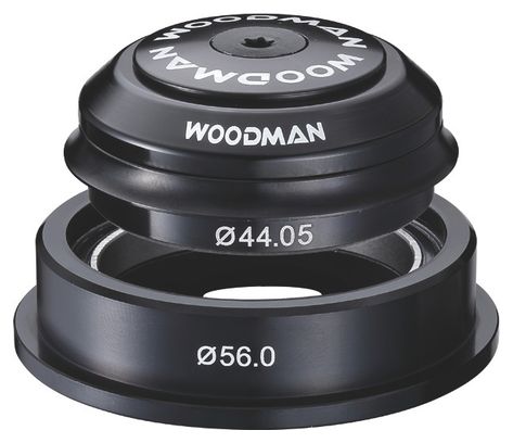  Serie Sterzo Semi Integrata Conica WOODMAN SI CR 1-1/8'' 1.5'' K SPG Comp Nera Con Riduttore