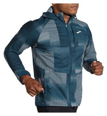 Brooks Canopy Windbreaker Jacket Blue