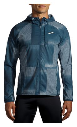 Brooks Canopy Windbreaker Jacket Blue