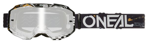 O'Neal B-10 Attack Goggle Black SIlver Mirror Lens