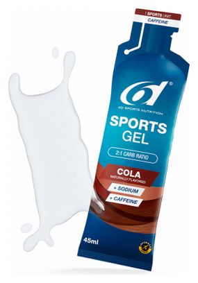 Gel énergétique 6d SPORTS GEL Cola 6 X 45 ML