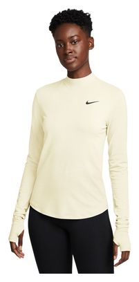 Women's Nike Dri-Fit Swift Wool Beige long-sleeved jersey