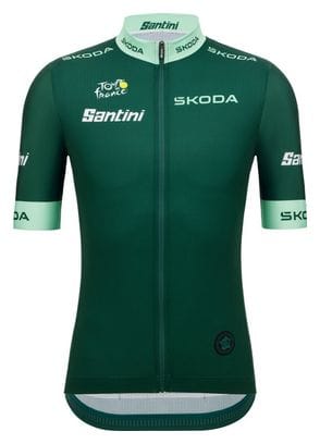 Santini Tour de France Best Sprinter Short Sleeved Jersey Groen