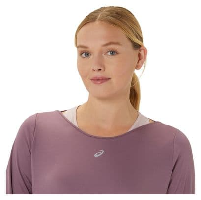 Maillot manches longues Asics Nagino Run Violet/Rose Femme