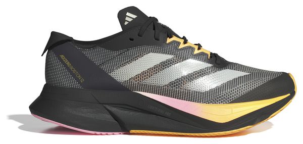 Chaussures Running adidas Adizero Boston 12 Noir/Rose/Orange Femme