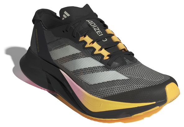 Hardloopschoenen adidas Adizero Boston 12 Zwart/Roze/Oranje Dames