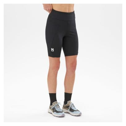 Culotte de running de cintura alta para mujer Mijo Intense Negro