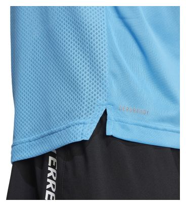 Maillot courte manches adidas Terrex Agravic Trail Running Bleu Homme