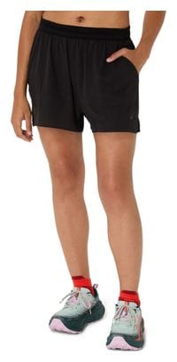 Asics Fujitrail Elite Shorts Schwarz Damen