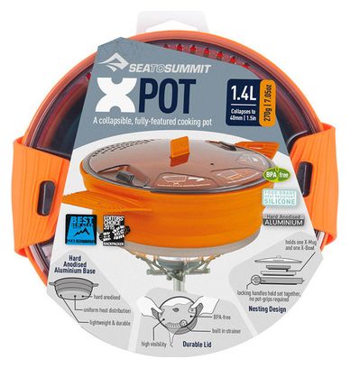 Sea To Summit X-Pot Small 1.4 L Orange Container