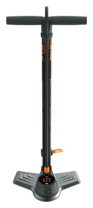 Bomba de pie SKS Air-X-Plorer Digi 10.0 (Max144 PSI /10 bar) Negro / Naranja