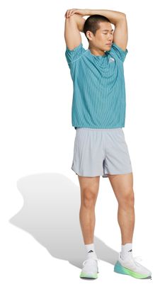 Adidas Performance adi365 Hardloopshirt met korte mouwen Blauw Heren